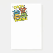 Post-it® Notes Bêtes de données grincheuses (Devant)