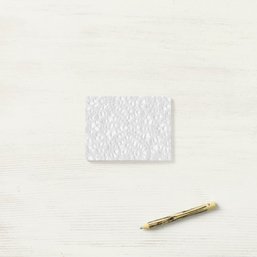 Post-it® Notes blanches de Courrier-it® de dentelle (Sur un bureau)