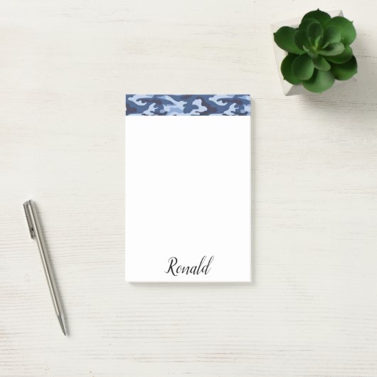 Post-it Notes Bleu Armée (Bureau)