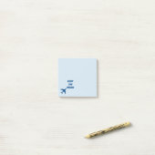 Post-it® Notes bleu ciel (Sur un bureau)