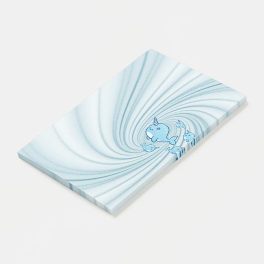 Post-it Notes Bleu de Narval (Incliné)