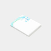 Post-it® Notes bleues de fleur (Incliné)