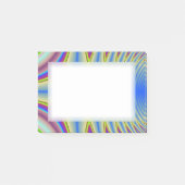 Post-it® Notes bleues psychédéliques de Courrier-it® (Devant)