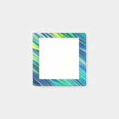 Post-it Notes bleus, verts et jaunes élégants (Devant)