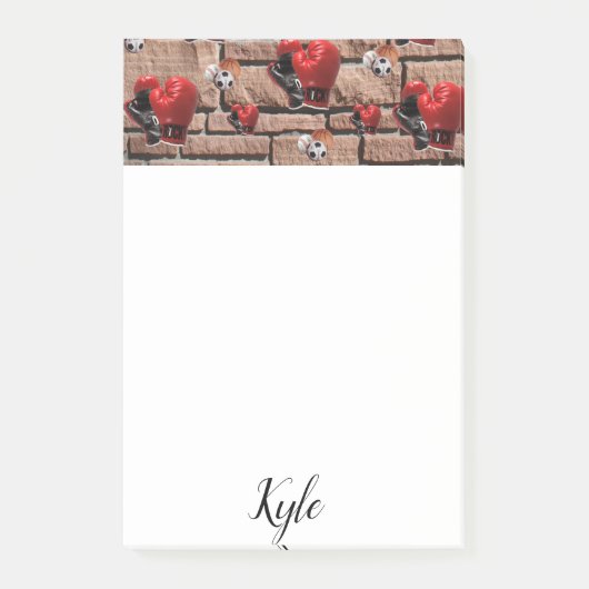 Post-it Notes Bokshandschoenen (Voorkant)