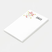 Post-it® Notes Bonne année ! 2021 (Incliné)