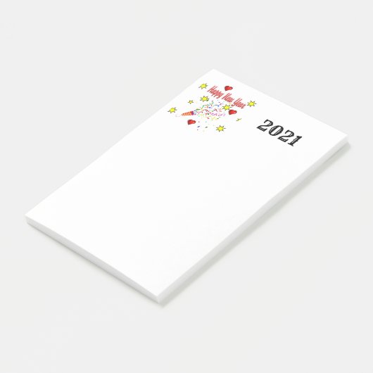 Post-it® Notes Bonne année ! 2021 (Incliné)