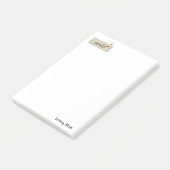 Post-it® Notes Bumblebee Floral Beige  (Incliné)