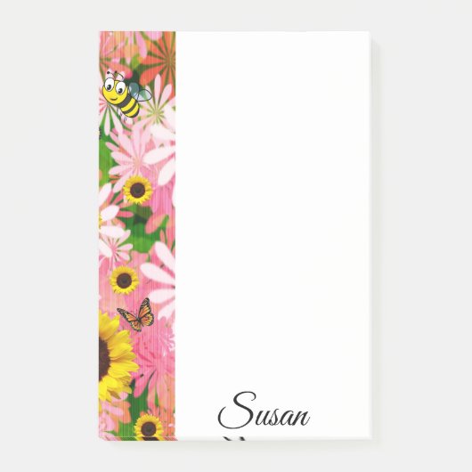 Post-it Notes Bumblebee Papillon (Devant)