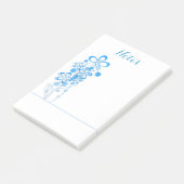 Post-it® Notes Bureau Maison Affaires Fleurs de Fleurir Des (Incliné)