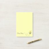 Post-it® Notes Busy Bee 4 x 6 (Sur un bureau)