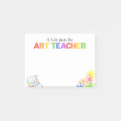 Post-it® Notes-cadeaux de l'enseignant d'art élémentaire pr (Devant)