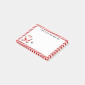 Post-it® Notes cadeaux de Noël de football (Incliné)