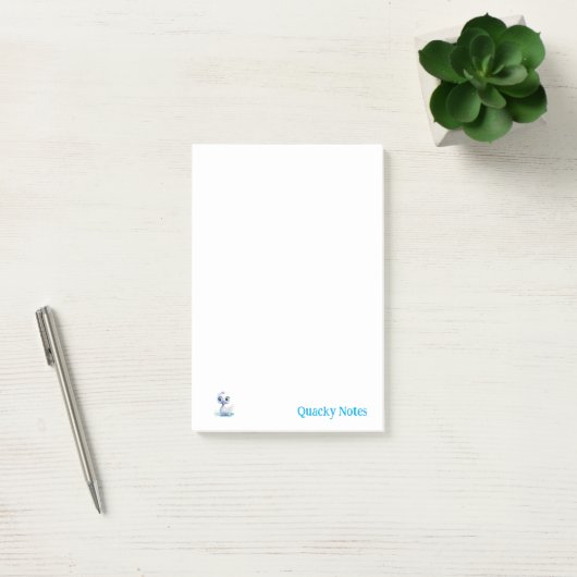 Post-it® Notes Canard Blanc Mignon (Bureau)