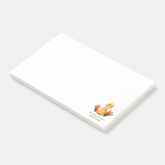 Post-it® Notes Caneton Jaune (Incliné)