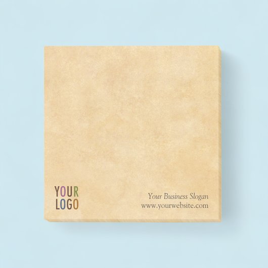 Post-it® Notes Carrées avec Logo de l'Entreprise S