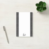 Post-it Notes Cercles Noir et Blanc (Bureau)