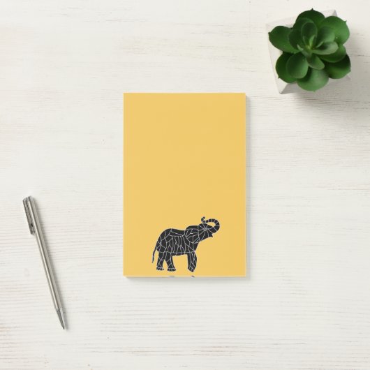 Post-it® Notes chanceuses de Courrier-it® d'éléphant (Bureau)