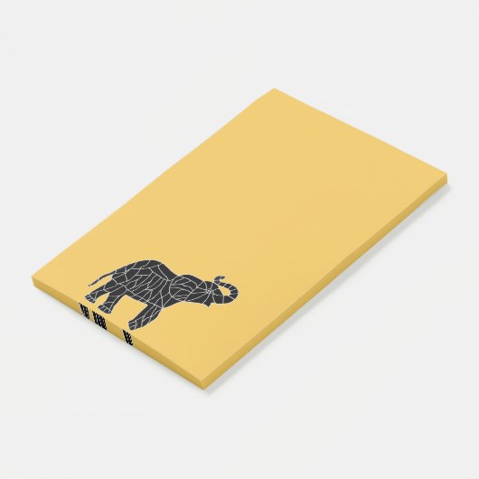 Post-it® Notes chanceuses de Courrier-it® d'éléphant (Incliné)