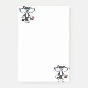 Post-it Notes Chat Lunettes de soleil souris