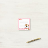 Post-It Notes Chat Qui Chante (Sur un bureau)