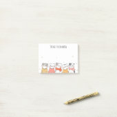 Post-It Notes Chats Mignons (Sur un bureau)