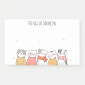 Post-It Notes Chats Mignons (Devant)