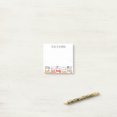 Post-It Notes Chats Mignons (Sur un bureau)