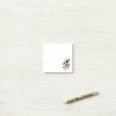Post-it® Notes Chien Café (Sur un bureau)