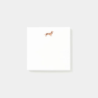 Post-It® Notes, chien de 7,6 cm x 7,6 cm Dachshund
