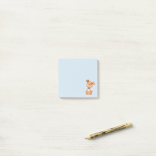 Post-it® Notes Chien Mignon (Sur un bureau)