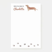 Post-It Notes Chien Teckel (Devant)