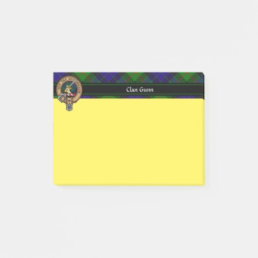 Post-it® Notes Clan Gunn Crest (Devant)