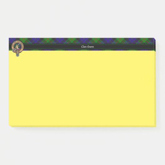 Post-it® Notes Clan Gunn Crest (Devant)
