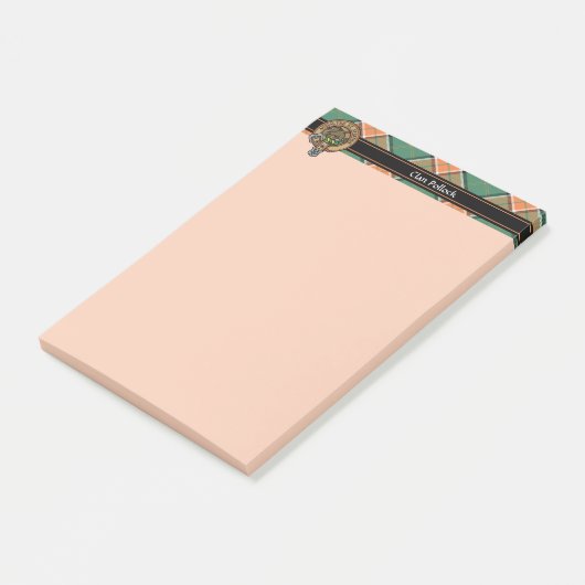Post-it® Notes Clan Pollock Crest (Incliné)