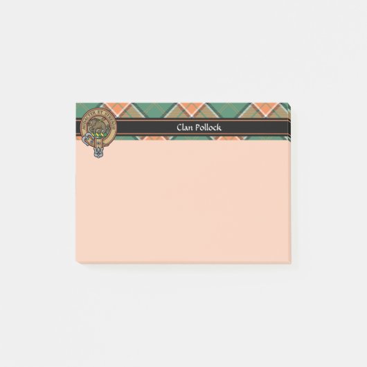 Post-it® Notes Clan Pollock Crest (Devant)