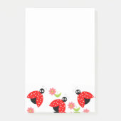 Post-it Notes coccinelle florale (Devant)
