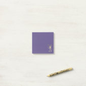 Post-It Notes Cœur d'Or (Sur un bureau)
