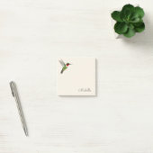 Post-it Notes Colibri personnalisés (Bureau)