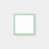 Post-it® Notes collantes à motifs floraux vert mignon (Devant)