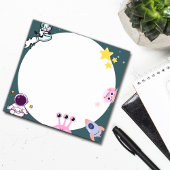 Post-it® Notes collantes à thème espace mignon post-it note
