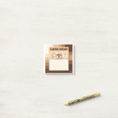 Post-it® Notes collantes "Coffee Break" (Sur un bureau)