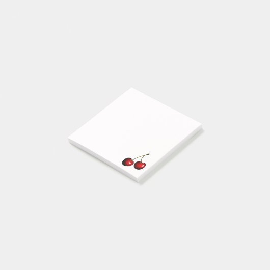Post-it® Notes collantes de cerise douce (Incliné)
