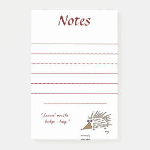 Post-it® Notes collantes de hérisson Abstrait