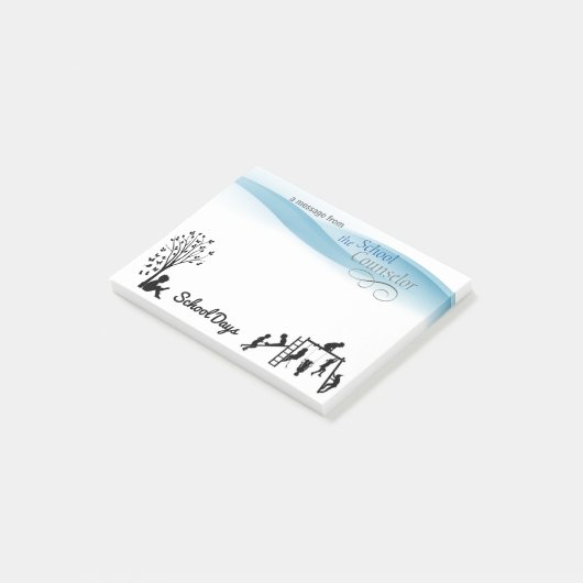 Post-it® Notes collantes de jours d'école de conseiller (Incliné)