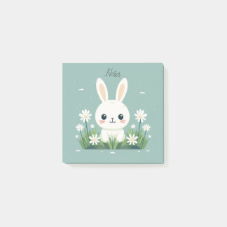 Post-it® notes collantes de lapin mignon