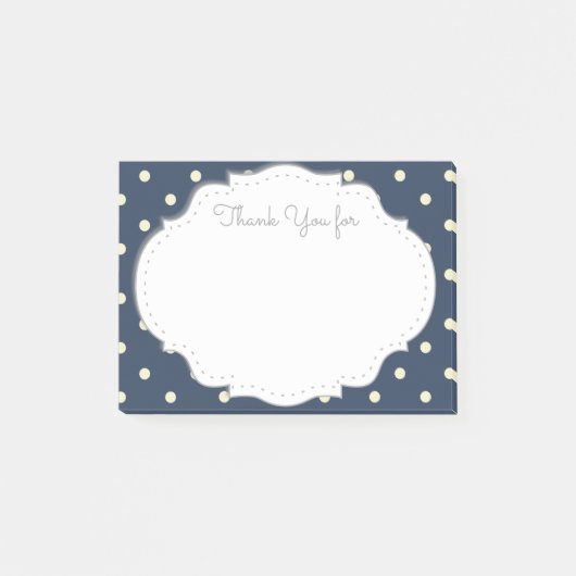 Post-it® Notes collantes de Merci (Devant)