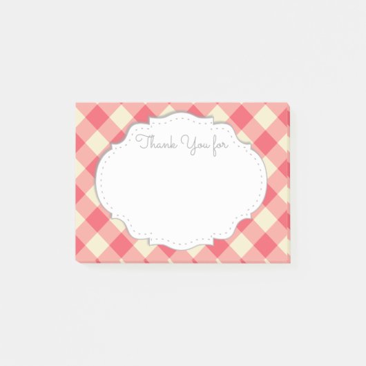 Post-it® Notes collantes de Merci (Devant)