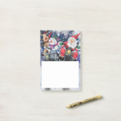 Post-it® Notes collantes de Noël Joyeux amis de Noël (Sur un bureau)