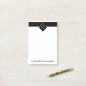 Post-it® Notes collantes de note de courrier de thème (Sur un bureau)